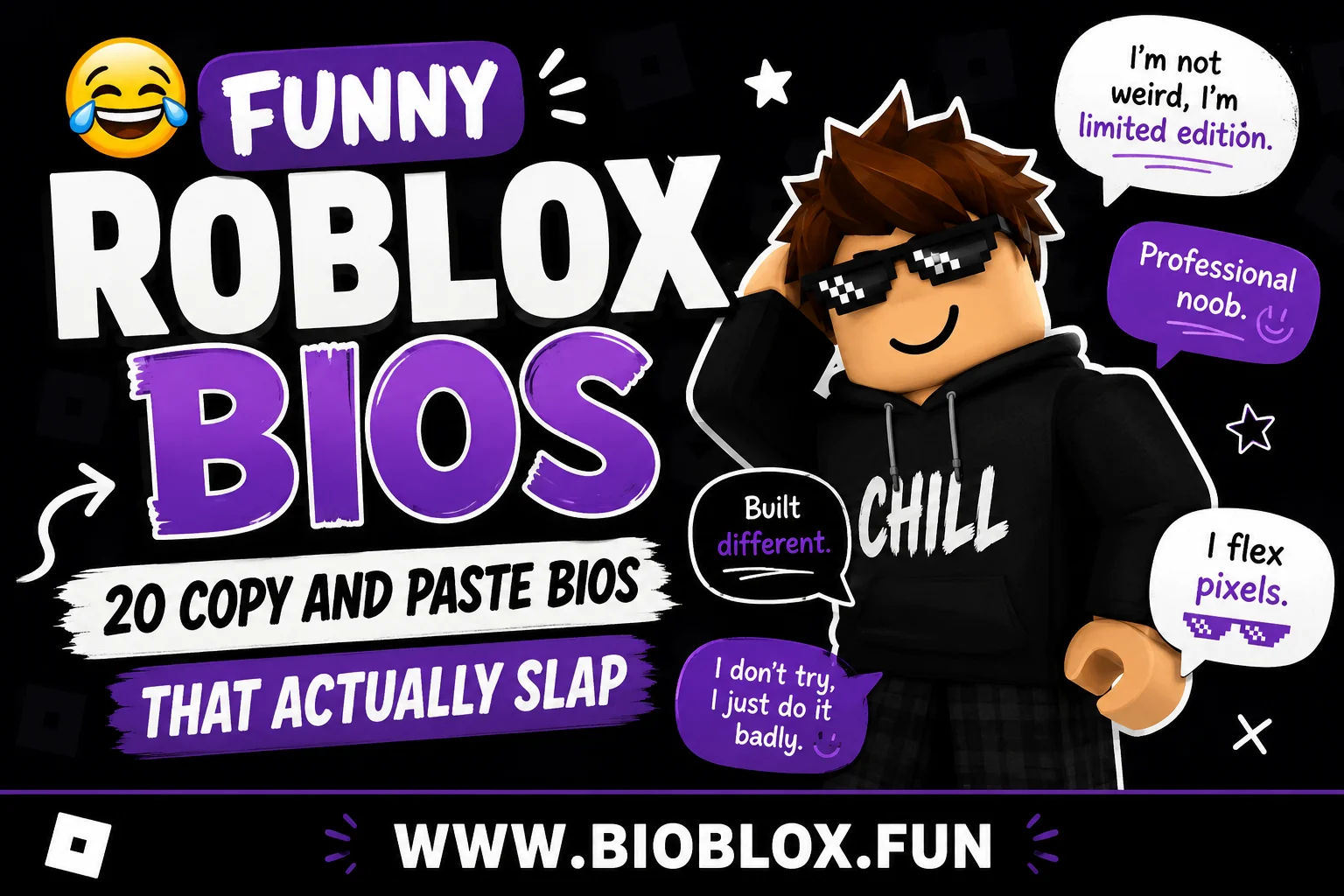 Funny Roblox Bios: 20 Copy and Paste Bios That Actually Slap