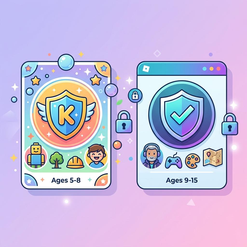Roblox Kids and Select age-based accounts for ages 5 to 15