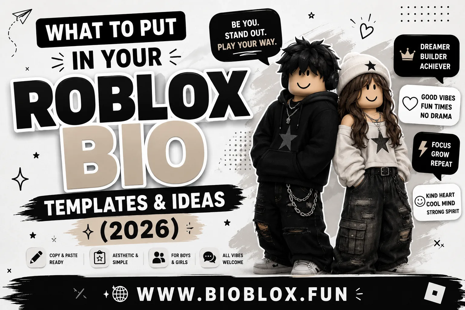 What to Put in Your Roblox Bio: Templates & Ideas (2026)